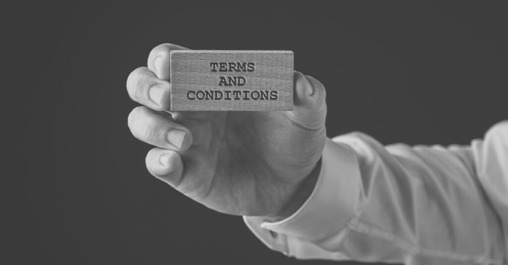 Terms and Conditions for SHADED INTIMACY